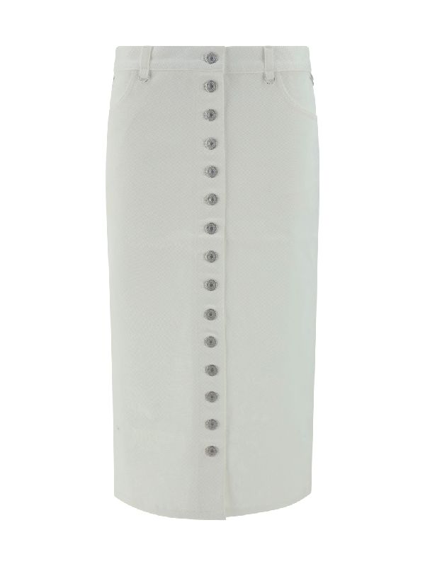 Multiplex Denim Long
  Skirt