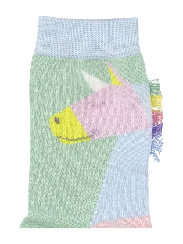 Unicorn Embroidered Socks 2 Pack