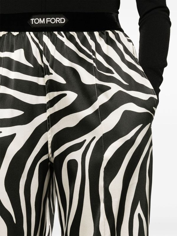 Zebra Pattern
  Logo Banding Pants