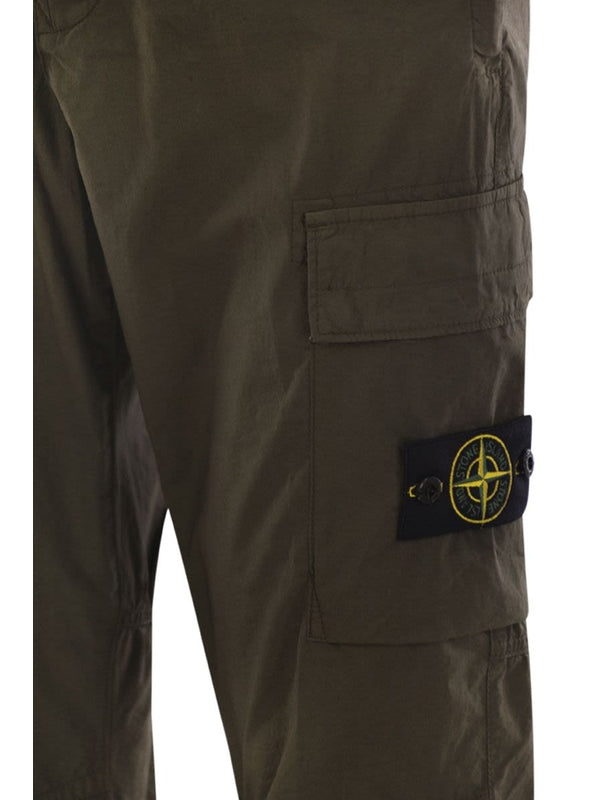 Wappen Patch Drawstring Cargo Pants