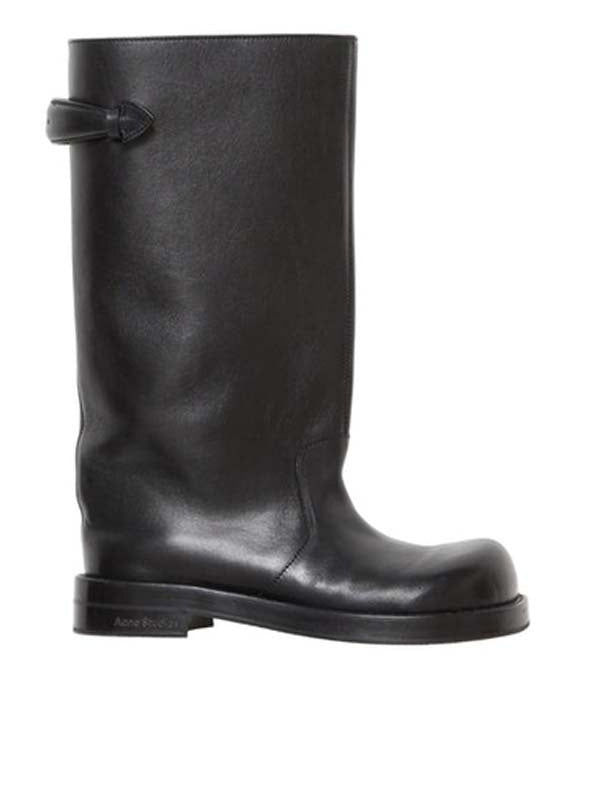 Acne Studios Black Leather Boots
