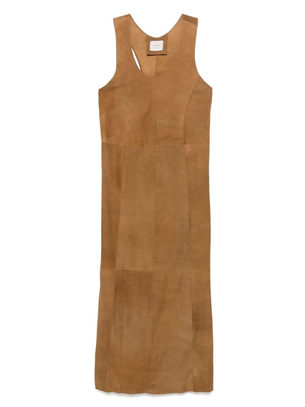 Alridge Brown Long Dress