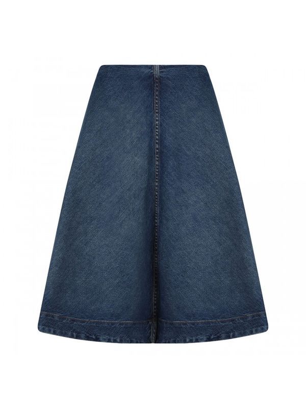 Renta Flare
  Denim Midi Skirt