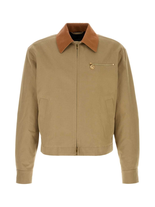 Versace Beige Black Jackets