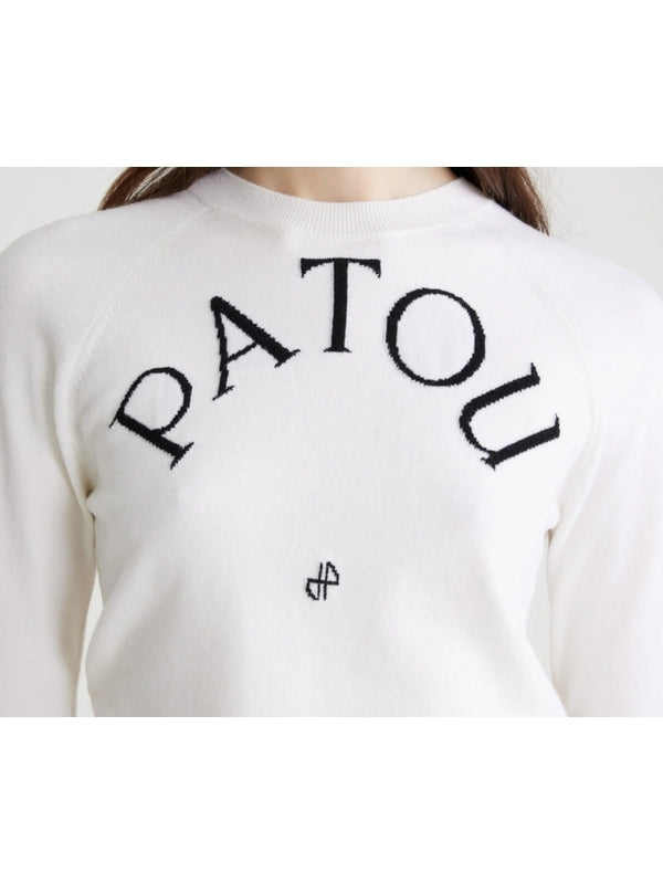 Patou White Knitted