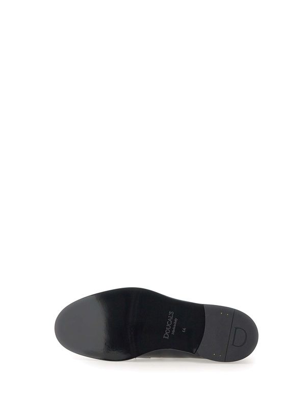 Leather Lace-Up Loafers