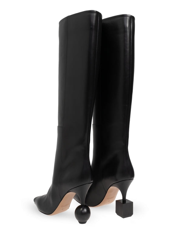 Bijou Leather High Boots