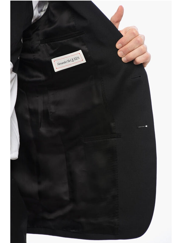 Alexander Mcqueen Black Tailored Jackets