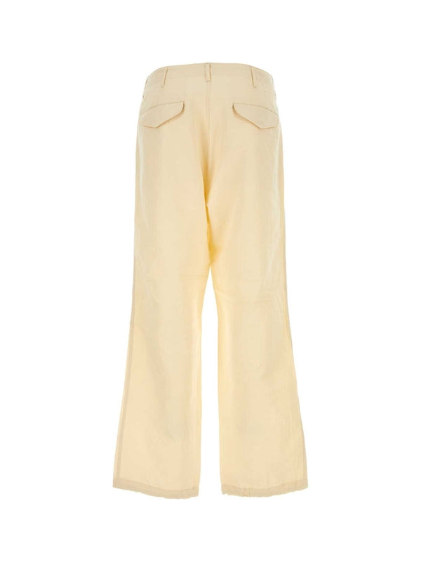 Drawstring Linen Cotton Pants