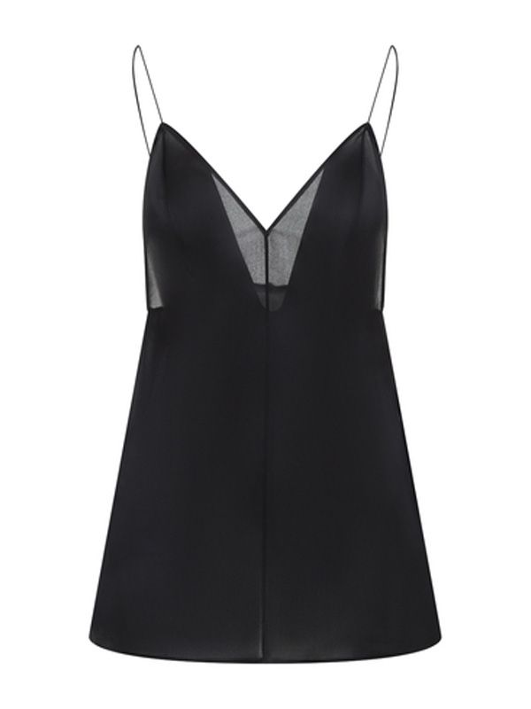 Talsie Silk Sleeveless Top