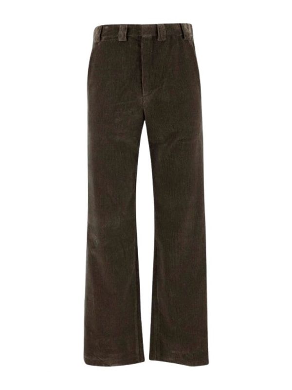 Straight Cotton Corduroy Pants