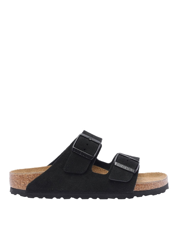 Arizona Buckle Suede Sandals