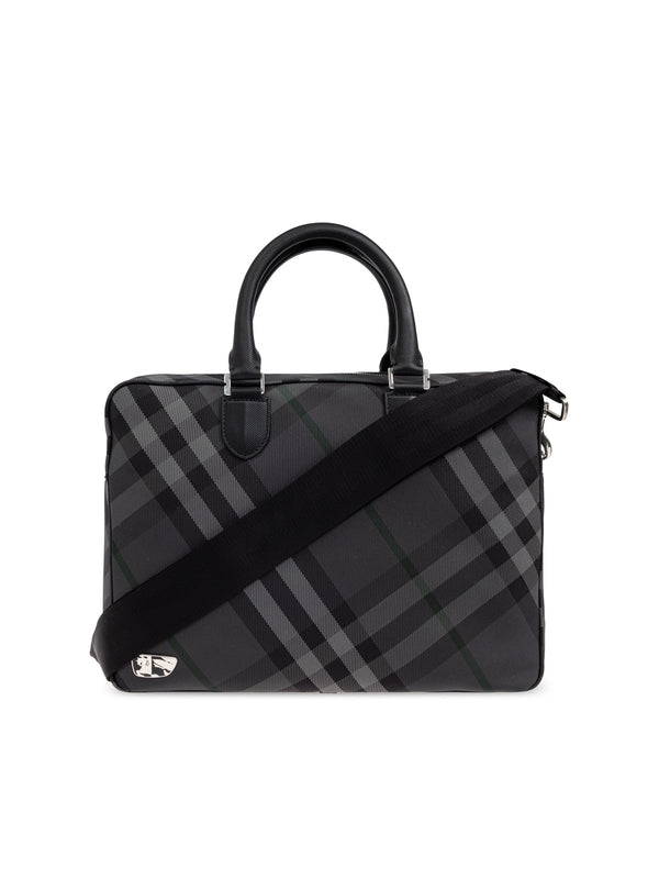 Ekd Check Pattern Brief Case