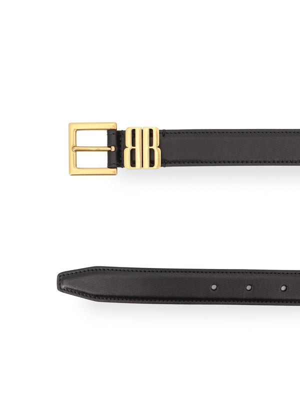 Balenciaga Black Leather Belts
