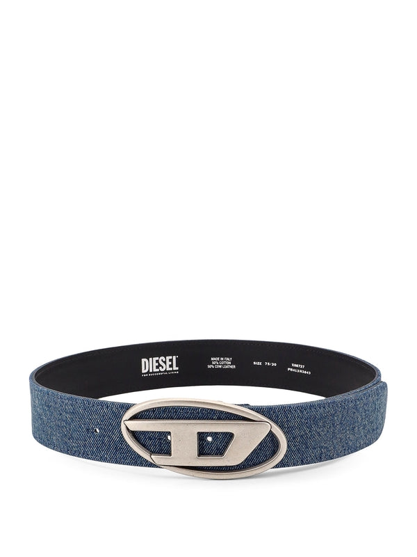 1dr Logo Denim Leather Belt