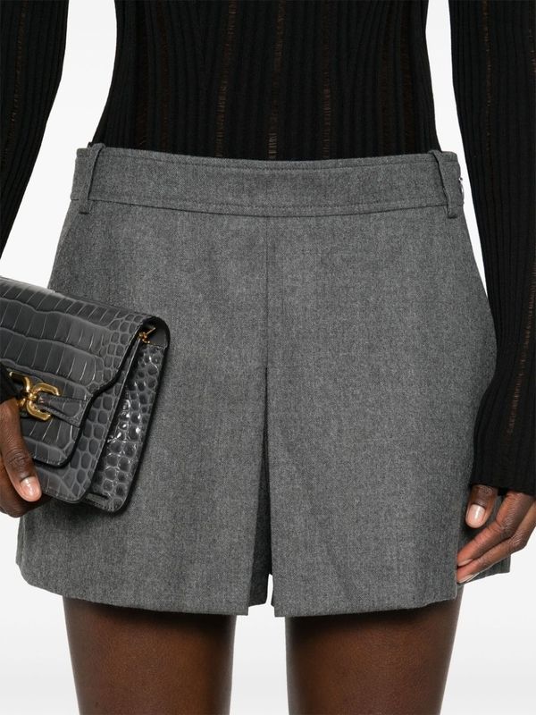 Wool Mini Skirt