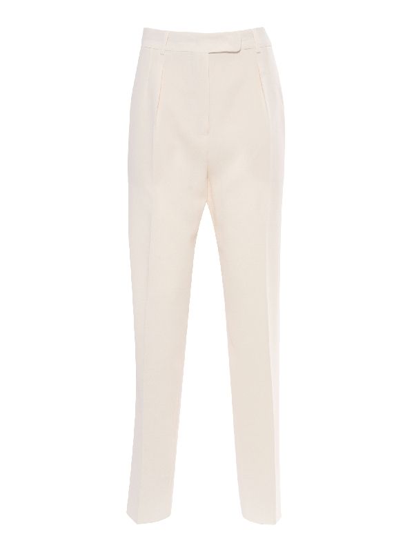 Pleated Detail Tailored Pants