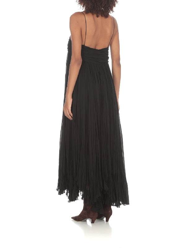 Lally Silk Bustier Dress