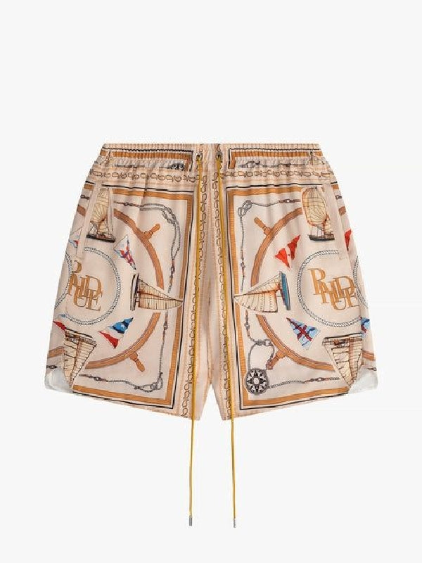 Nautica Logo Silk Bermuda Shorts