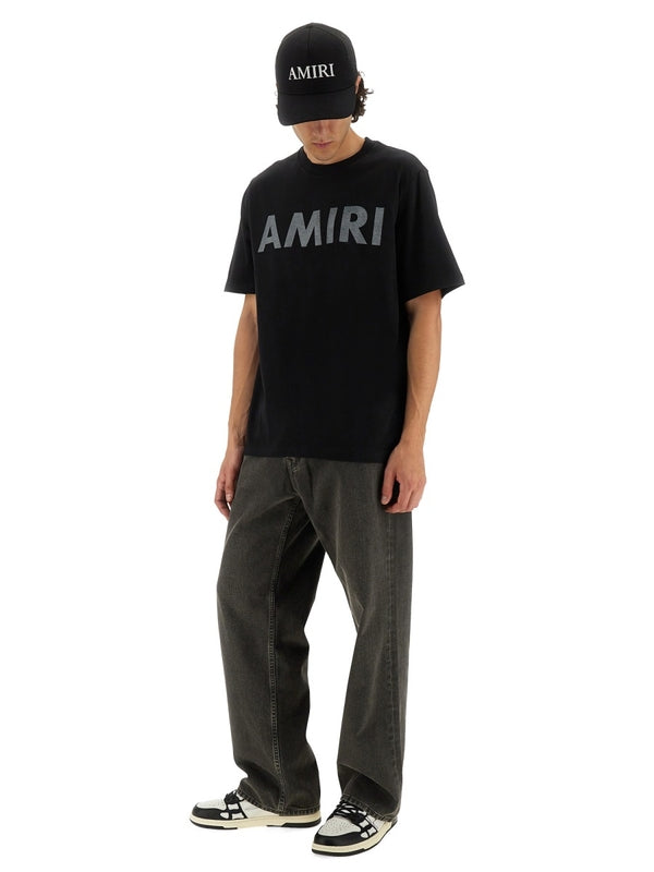 Amiri Black Half Sleeve