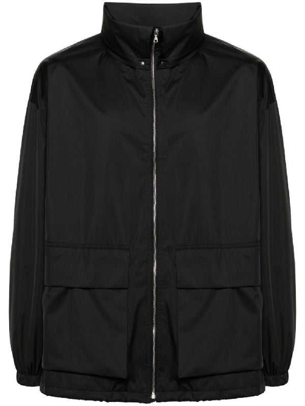 High Neck Hooded Jacket