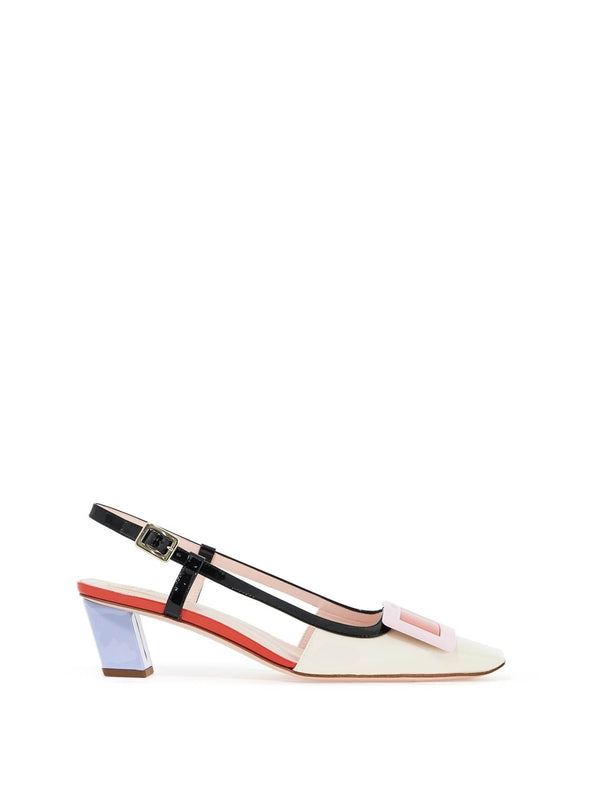 Belle Vivier Buckle
  Slingback Heels - Jente