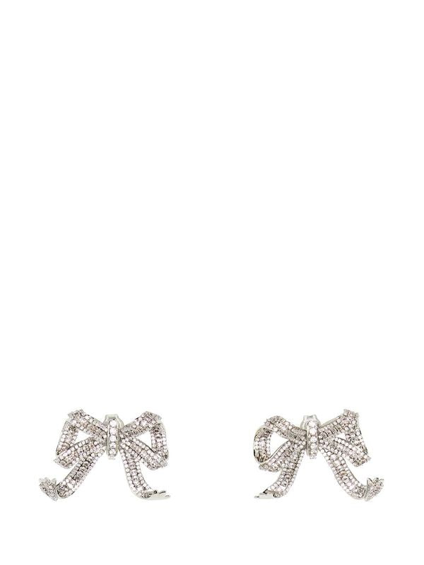 Crystal Bow Earring Set