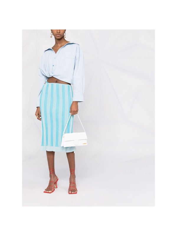 Bambino Long Leather Shoulder Bag