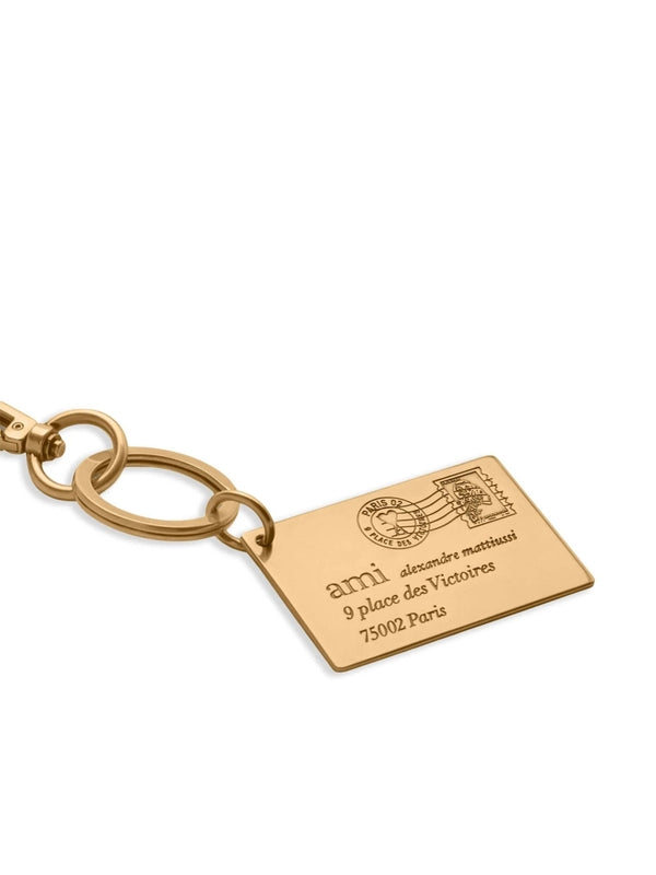 Logo Lettering Charm Keyring