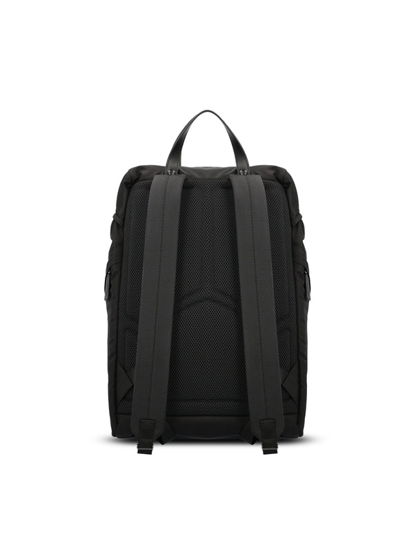 Triangle Logo Nylon Backpack