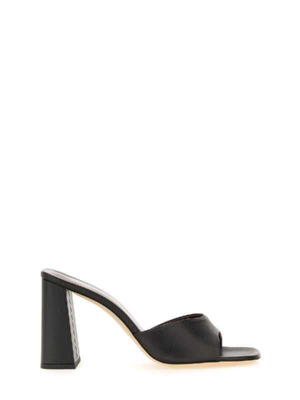 Sloane Leather Sandal Heels