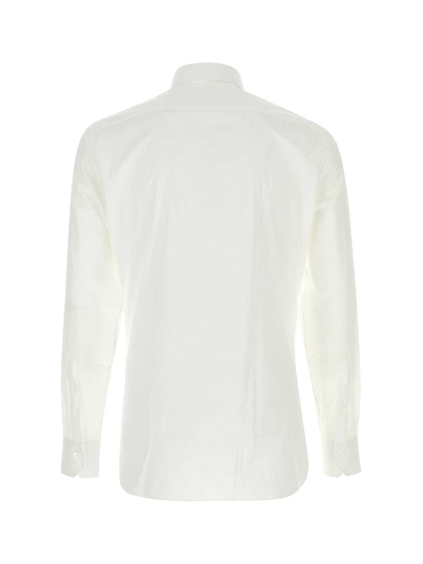 White Plain Cotton Shirt