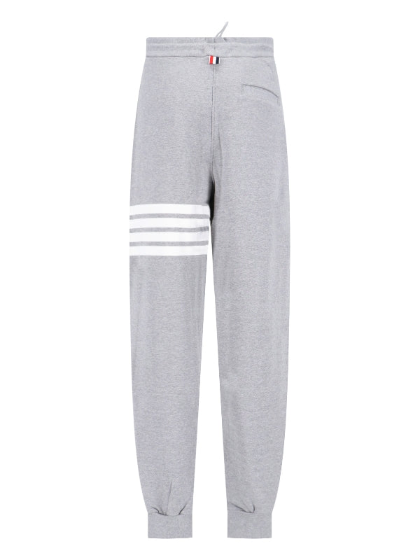 4-Bar Logo Patch Jogger Pants