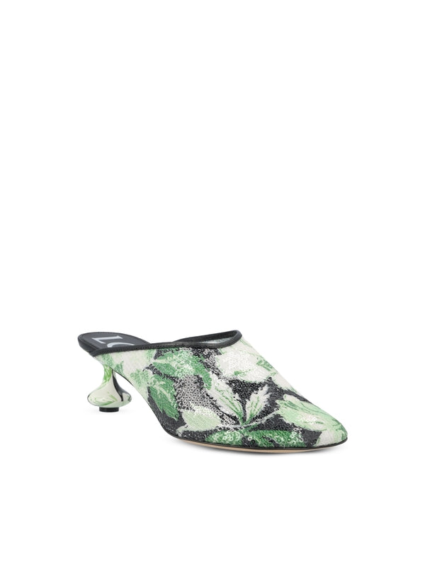 Toy Sequin Embroidered Sandal Heelss