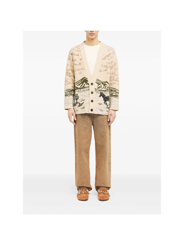 Alanui Beige Cardigans