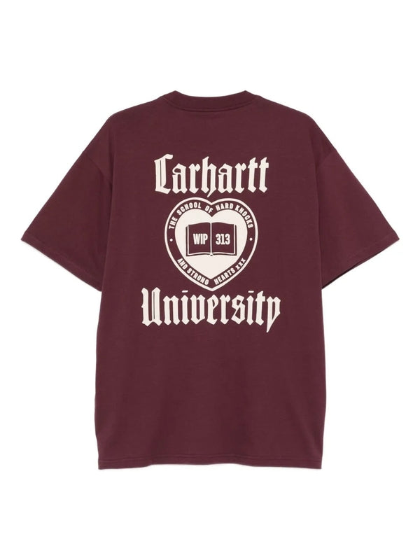 Schooling Burgundy Short Sleeve T-shirt