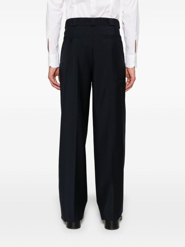 Wool Blend Pleated Pants - Jente