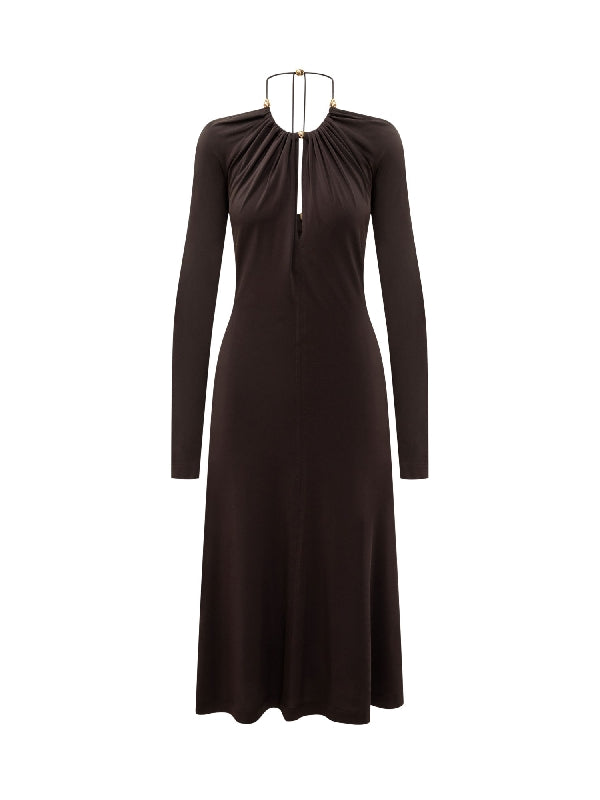 Bead Detail Viscose Dress