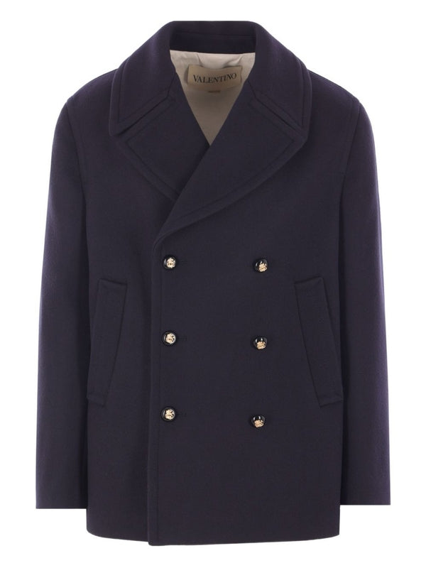 Valentino Navy Coat