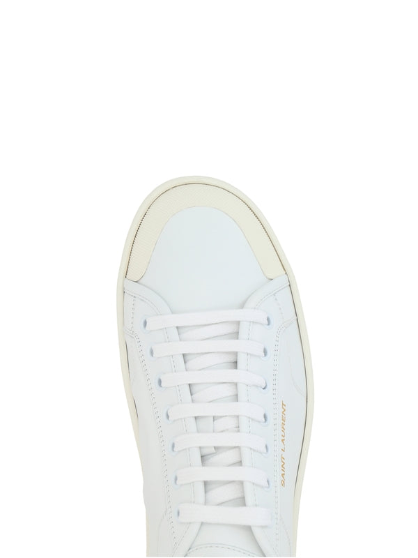 Saint Laurent White Low Top Sneakers