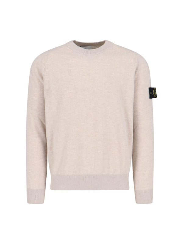 Wappen Patch Wool Knit - Jente