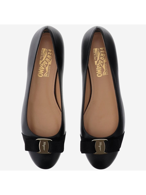 Varina Leather Flat Shoes