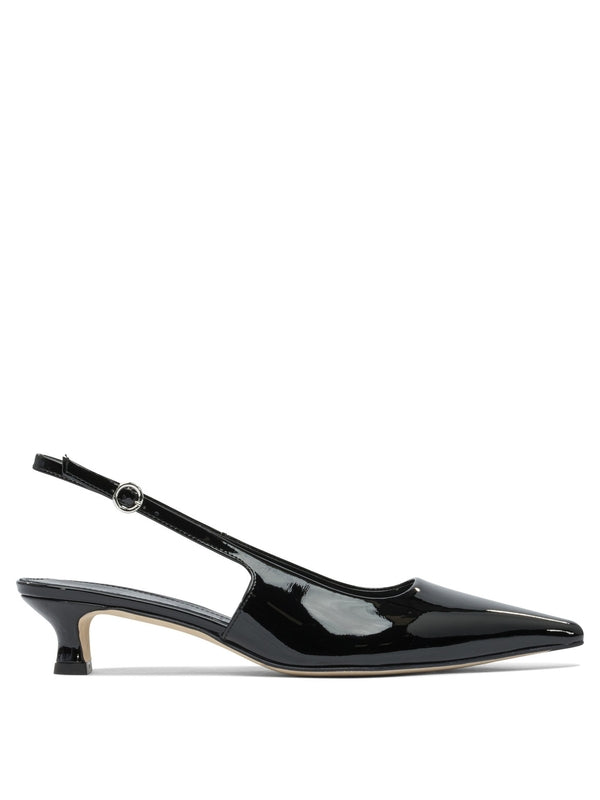 Aeyde Black Slingback Heels