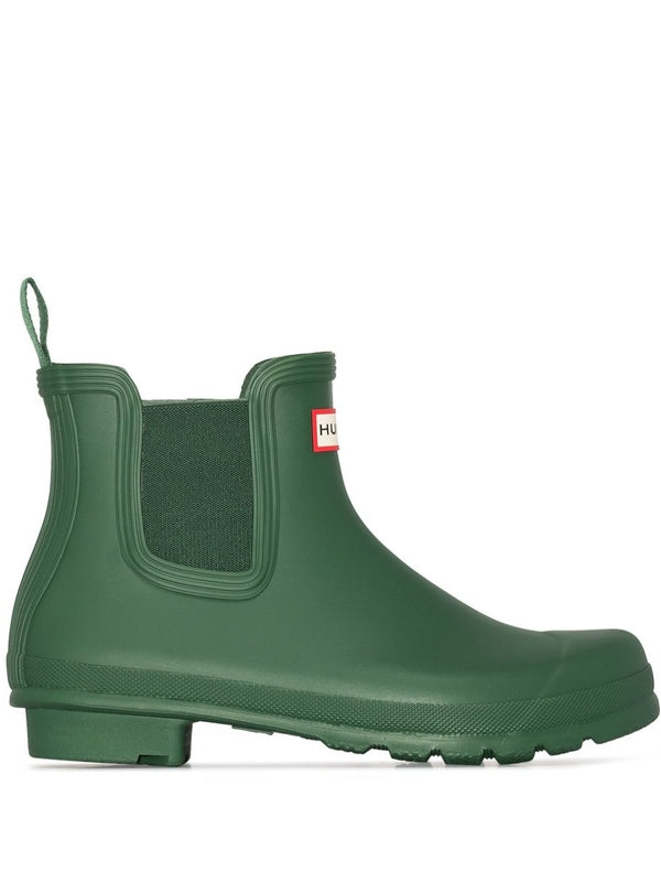 Hunter Green Ankle Boots