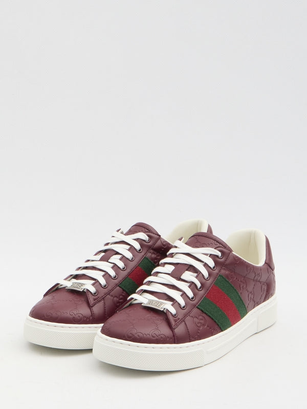 Ace Leather Low Top Sneakers - Jente