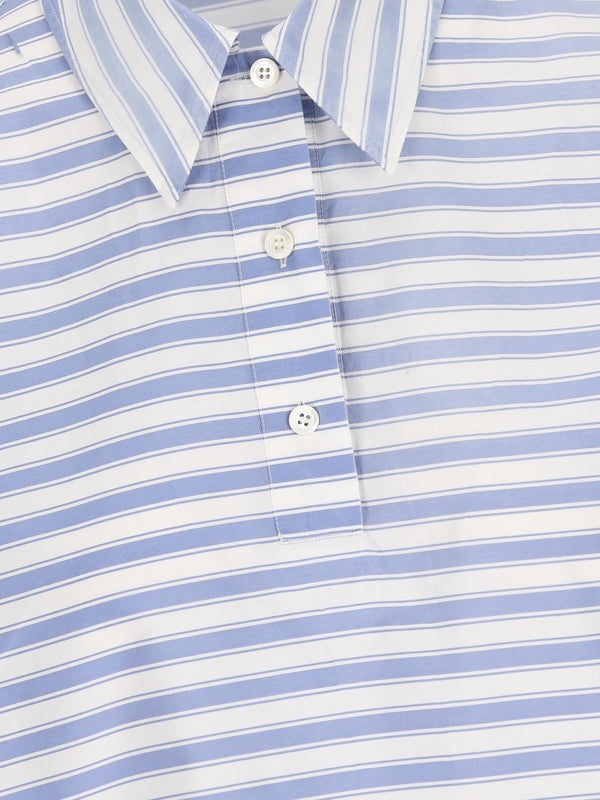 Stripe Cotton Polo Shirt