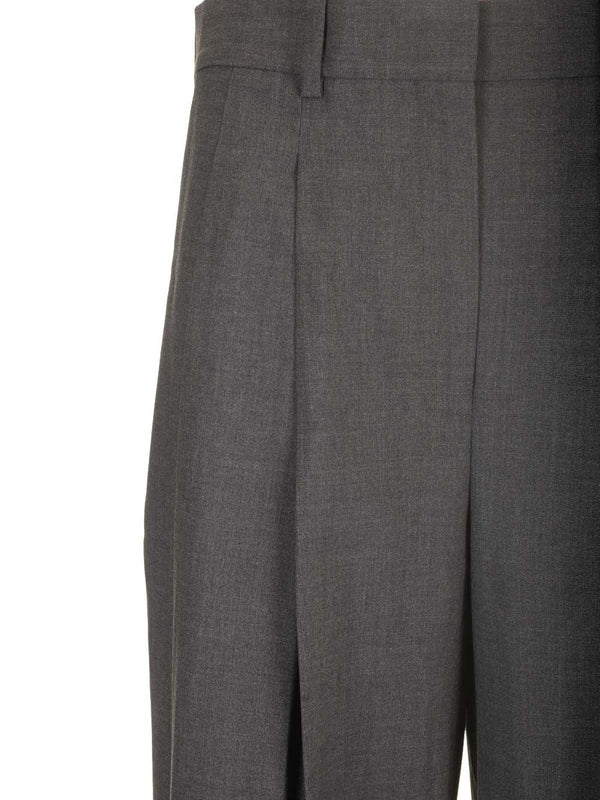 Double Pleated Tailored Pants