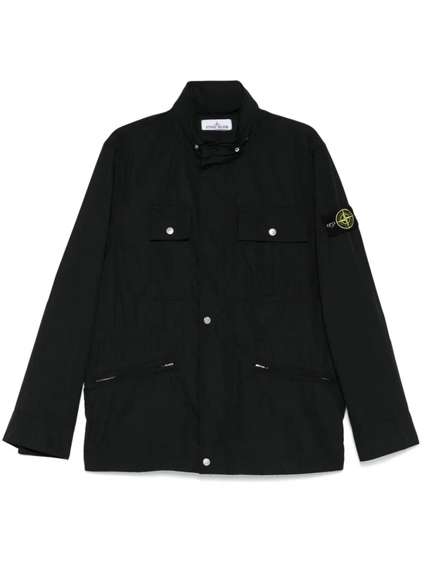 Wappen Patch Multi-pocket High-neck Jacket