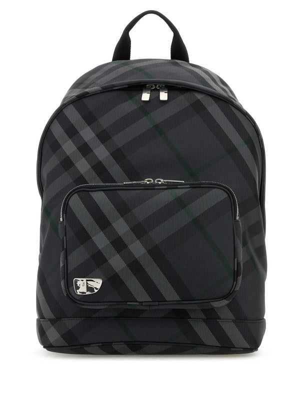 Ekd Check Pattern Pocket
  Backpack