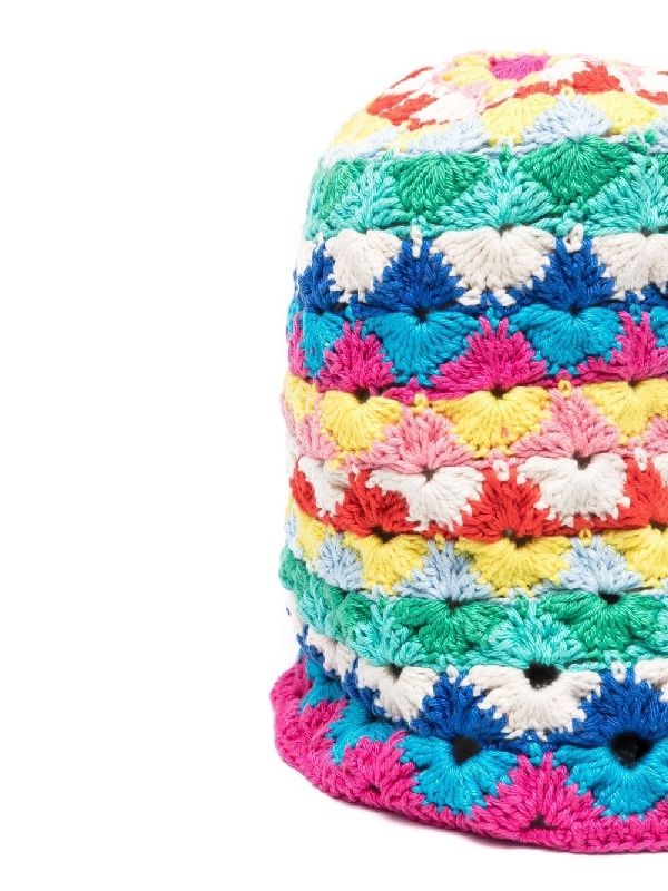 Crochet Knit Bucket Hat